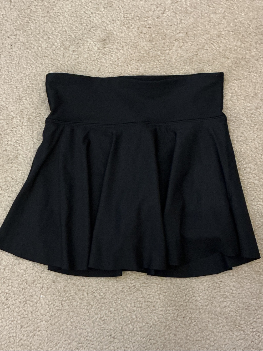 Old Navy Girls High-Waisted PowerSoft Black Skort - Size L 10-12